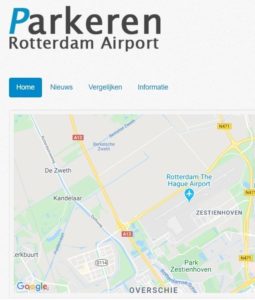 Homepage parkeren rotterdam airport
